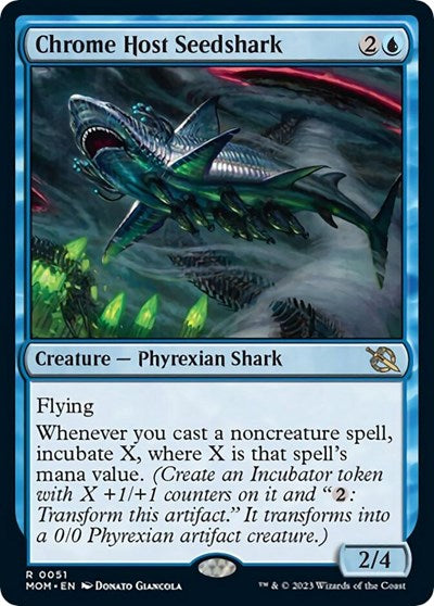 Chrome Host Seedshark (March of the Machine) Near Mint Foil