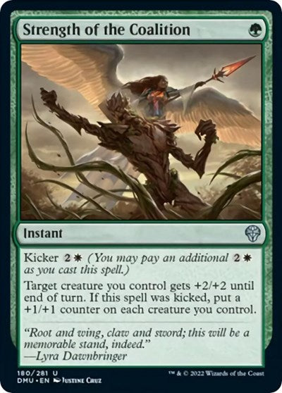 Strength of the Coalition (Dominaria United) Light Play Foil