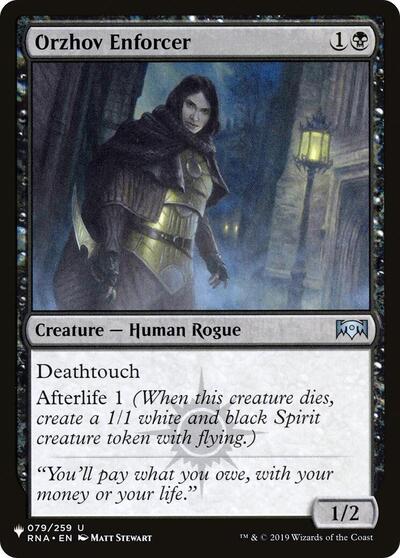 Orzhov Enforcer (The List) Near Mint
