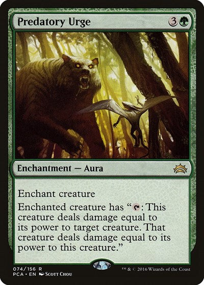 Predatory Urge (Planechase Anthology) Light Play