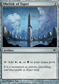 Obelisk of Esper (Shards of Alara) Light Play