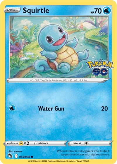 Squirtle (Pokemon GO) Near Mint