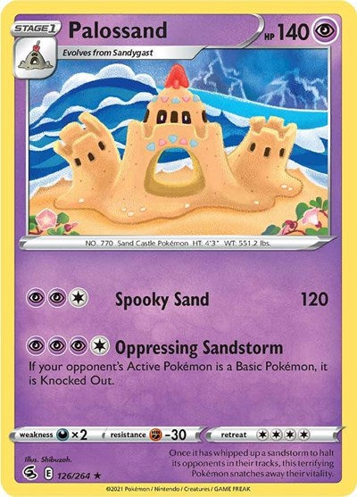 Palossand (SWSH08: Fusion Strike) Near Mint Reverse Holofoil
