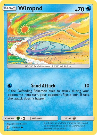 Wimpod (SM - Unified Minds) Near Mint Reverse Holofoil