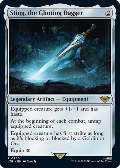 Sting, the Glinting Dagger (Universes Beyond: The Lord of the Rings: Tales of Middle-earth) Light Play
