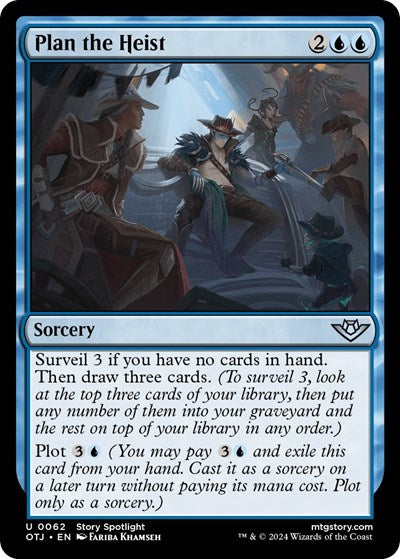 Plan the Heist (Outlaws of Thunder Junction) Light Play Foil