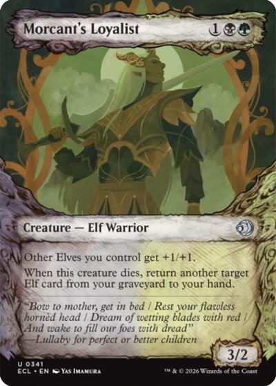 Morcant's Loyalist (Showcase) (Lorwyn Eclipsed) Near Mint Foil