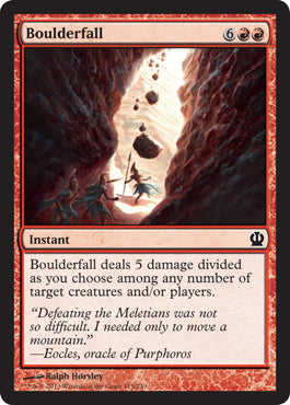 Boulderfall (Theros) Light Play Foil