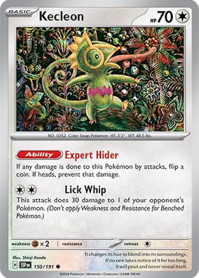 Kecleon - 150 (SV08: Surging Sparks) Near Mint Reverse Holofoil