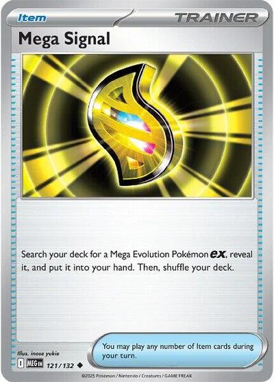 Mega Signal - 121 (ME01: Mega Evolution) Near Mint