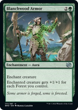 Blanchwood Armor (The Brothers' War) Near Mint Foil