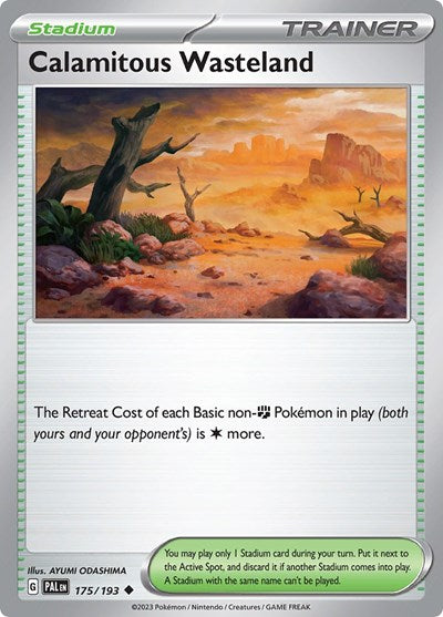 Calamitous Wasteland (SV02: Paldea Evolved) Near Mint
