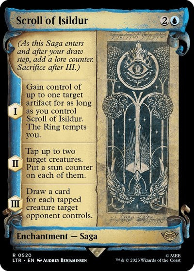 Scroll of Isildur (Showcase Scrolls) (Universes Beyond: The Lord of the Rings: Tales of Middle-earth) Near Mint Foil