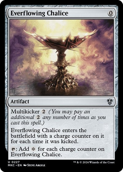Everflowing Chalice (Commander: Murders at Karlov Manor) Light Play