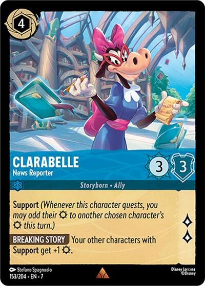 Clarabelle - News Reporter (Archazia's Island) Near Mint