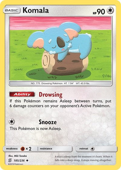 Komala (SM - Unified Minds) Near Mint Reverse Holofoil