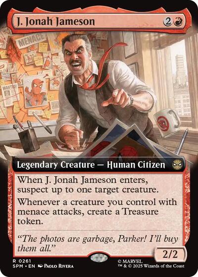 J. Jonah Jameson (Extended Art) (Marvel's Spider-Man) Near Mint