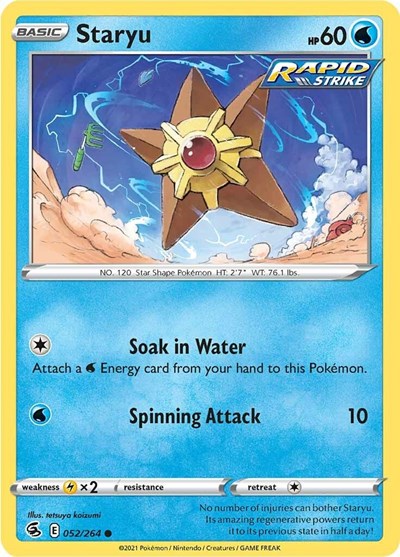 Staryu (SWSH08: Fusion Strike) Near Mint