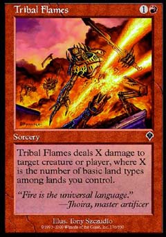 Tribal Flames (Invasion) Light Play