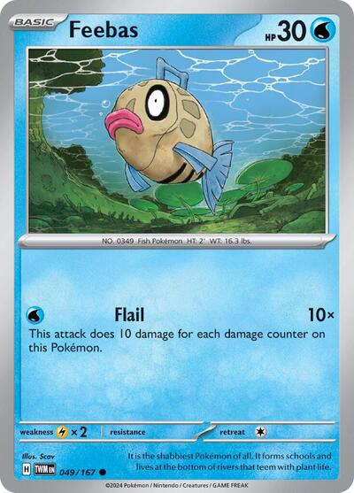 Feebas (SV06: Twilight Masquerade) Near Mint
