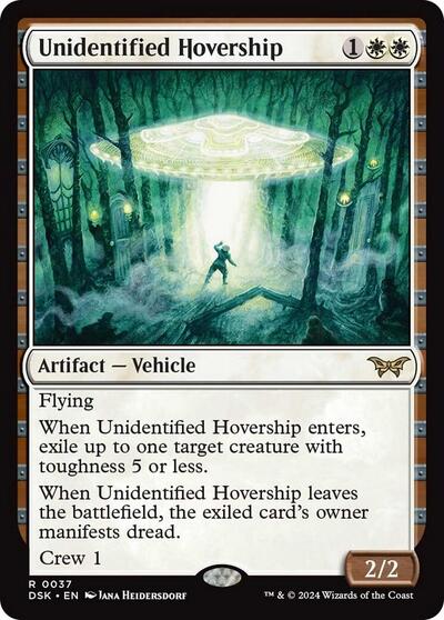 Unidentified Hovership (Duskmourn: House of Horror) Near Mint Foil