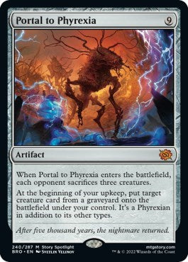 Portal to Phyrexia (The Brothers' War) Near Mint Foil