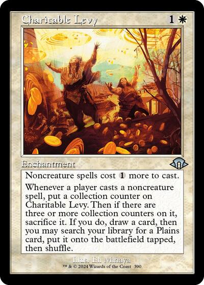 Charitable Levy (Retro Frame) (Modern Horizons 3) Light Play Foil