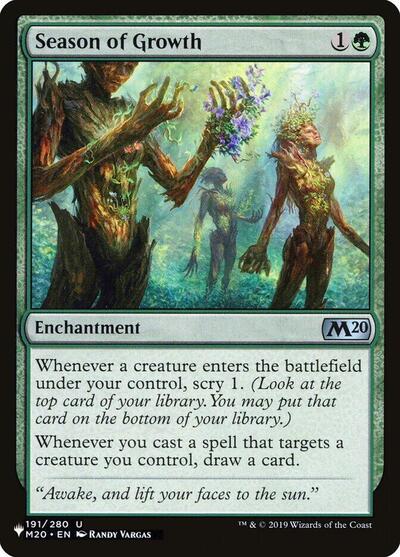 Season of Growth (The List) Near Mint