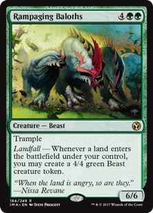 Rampaging Baloths (Iconic Masters) Light Play Foil