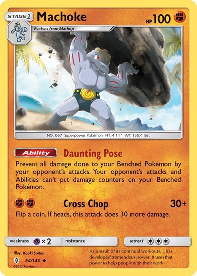 Machoke (SM - Guardians Rising) Near Mint