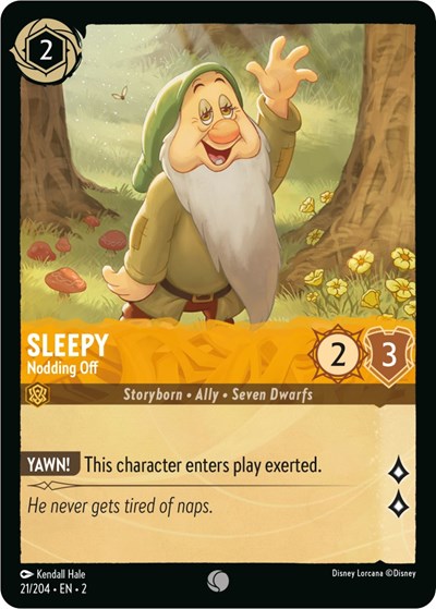 Sleepy - Nodding Off (Rise of the Floodborn) Near Mint Cold Foil
