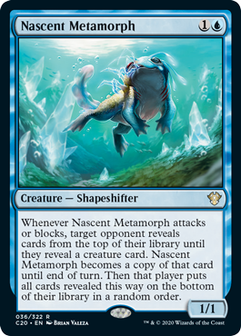 Nascent Metamorph (Commander 2020 Ikoria) Light Play