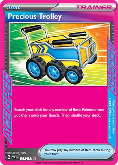 Precious Trolley (SV08: Surging Sparks) Near Mint Holofoil