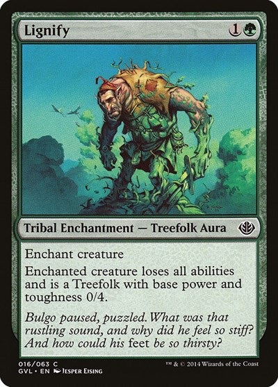 Lignify (Duel Decks: Anthology) Light Play