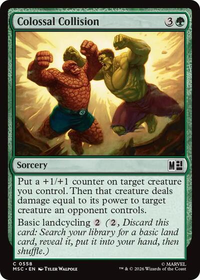 Colossal Collision (Commander: Marvel Super Heroes) Near Mint