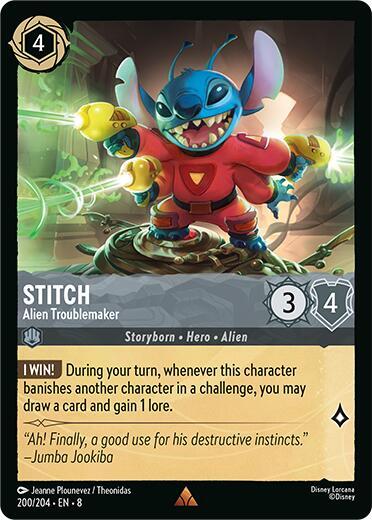 Stitch - Alien Troublemaker (Reign of Jafar) Near Mint