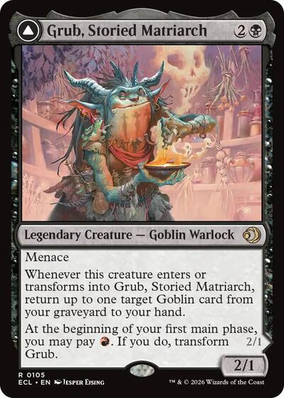 Grub, Storied Matriarch (Lorwyn Eclipsed) Near Mint Foil