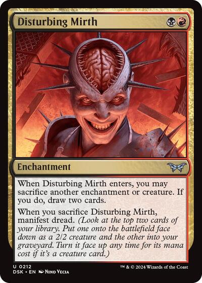Distrubring Mirth (Duskmourn: House of Horror) Near Mint Foil