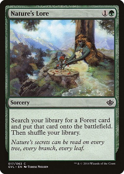 Nature's Lore (Duel Decks: Anthology) Light Play