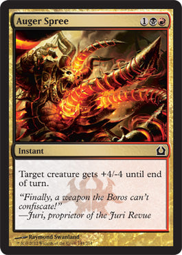 Auger Spree (Return to Ravnica) Light Play Foil