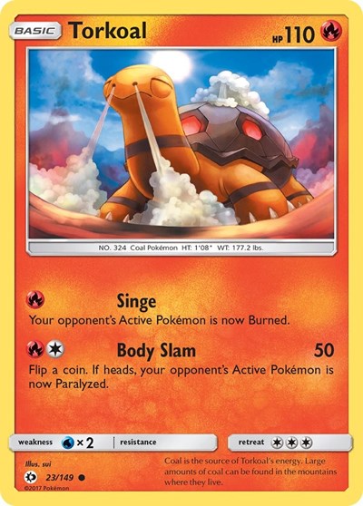 Torkoal (SM Base Set) Near Mint