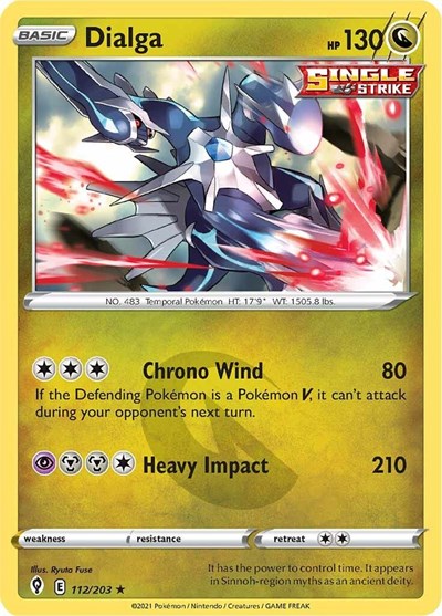 Dialga (SWSH07: Evolving Skies) Near Mint Reverse Holofoil