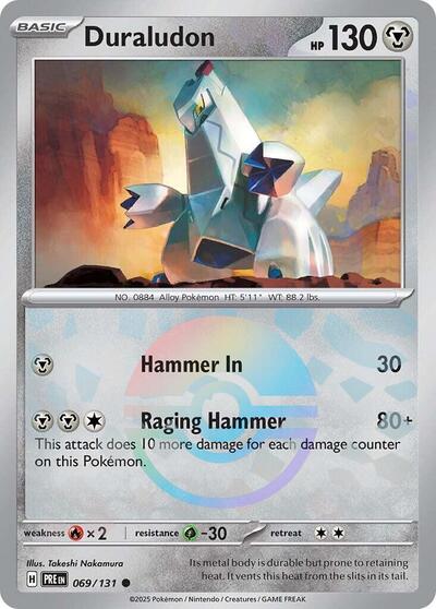 Duraludon (Poke Ball Pattern) (SV: Prismatic Evolutions) Near Mint Holofoil