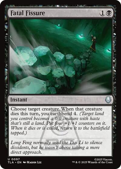 Fatal Fissure (Avatar: The Last Airbender) Near Mint Foil