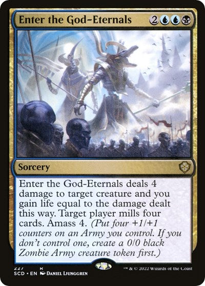 Enter the God-Eternals (Commander 2022 Starter Decks) Light Play
