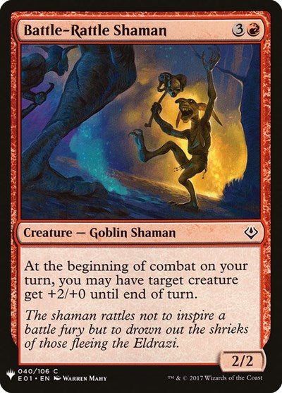 Battle-Rattle Shaman (Mystery Booster) Light Play