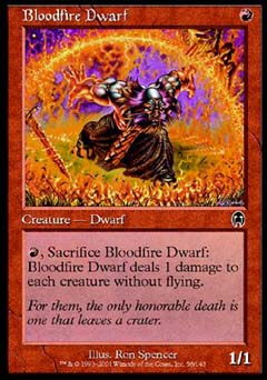 Bloodfire Dwarf (Apocalypse) Light Play