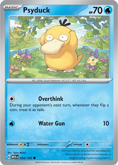 Psyduck - 054 (Scarlet and Violet: 151) Near Mint