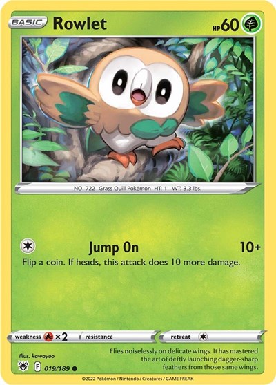 Rowlet (SWSH10: Astral Radiance) Near Mint