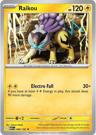 Raikou (ME01: Mega Evolution) Near Mint Holofoil
